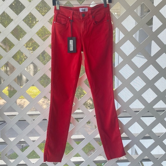 Paige ‘Verdugo Ankle’ Raw Edge Skinny Jeans - Picture 2 of 13